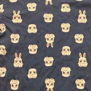 GAP Kids Pajama Set with StarWars StormTrooper Bunny Faces - Youth 14